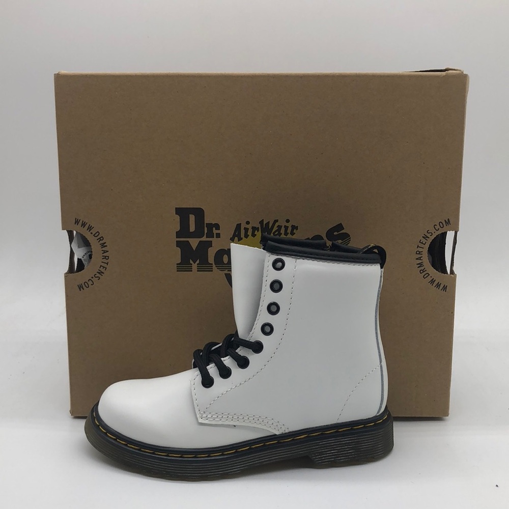 Dr. Martens 1460 J/25634100 White/Black Romario NWB